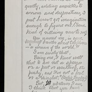 a page of handwritten text