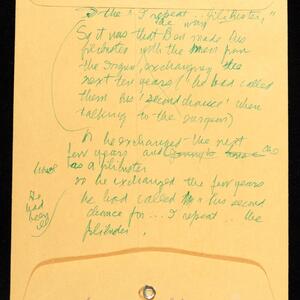 a page of handwritten text