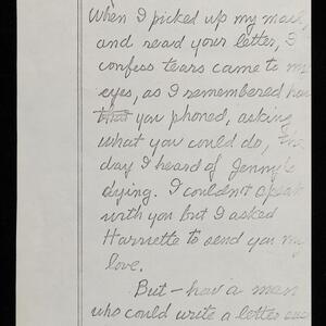 a page of handwritten text