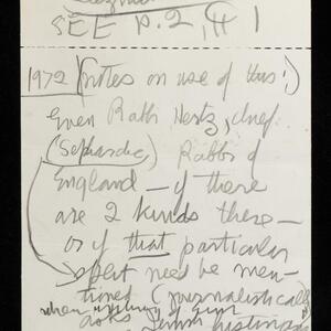 a page of handwritten text