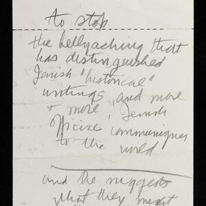 a page of handwritten text