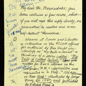 a page of handwritten text