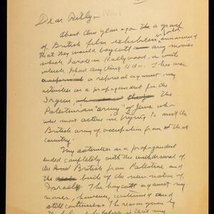 a page of handwritten text