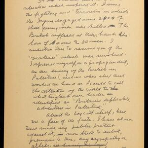 a page of handwritten text