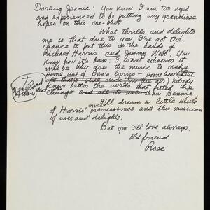 a page of handwritten text