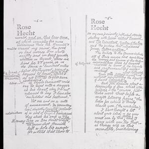 a page of handwritten text