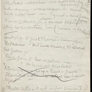 a page of handwritten text