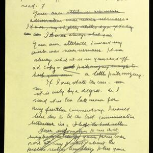 a page of handwritten text