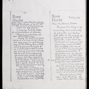 a page of handwritten text