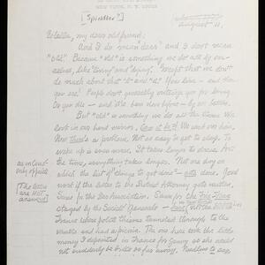 a page of handwritten text