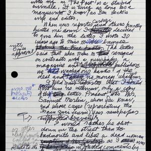 a page of handwritten text