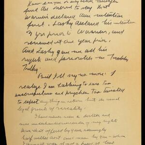 a page of handwritten text