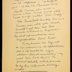 a page of handwritten text