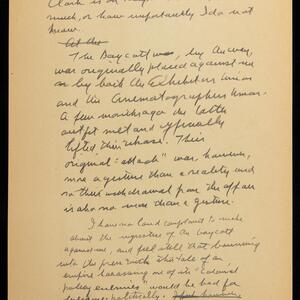 a page of handwritten text