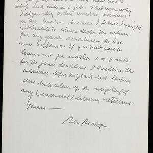 a page of handwritten text