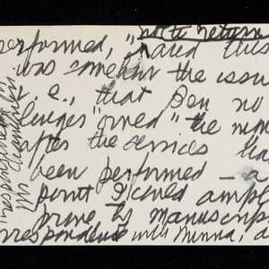 a page of handwritten text