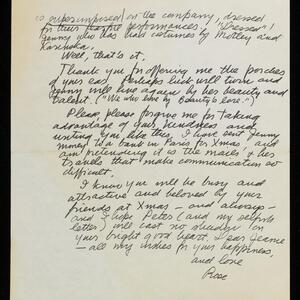 a page of handwritten text