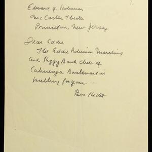 a page of handwritten text