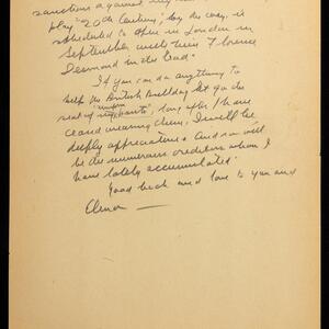 a page of handwritten text