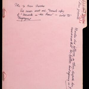 a page of handwritten text