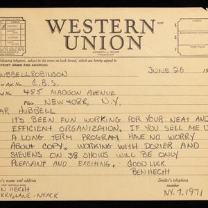 a page of handwritten text