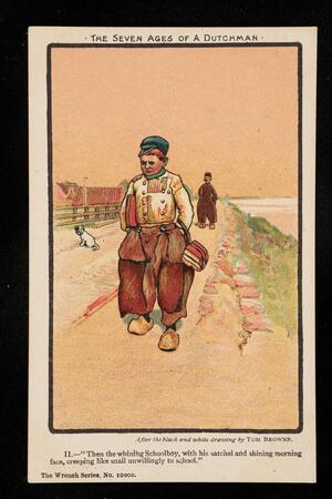 Then the whining schoolboy, with his satchel and shining morning face, creeping like snail unwillingly to school