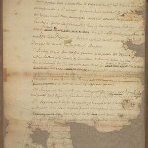 a page of handwritten text