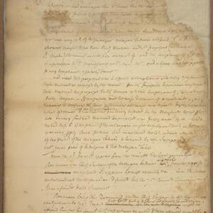 a page of handwritten text