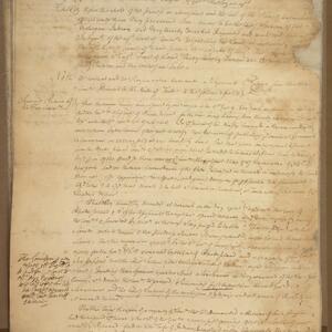 a page of handwritten text