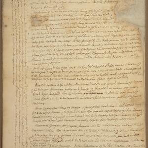a page of handwritten text