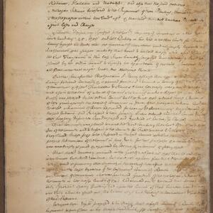 a page of handwritten text
