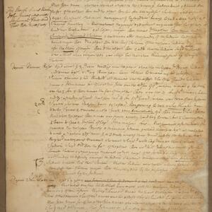 a page of handwritten text