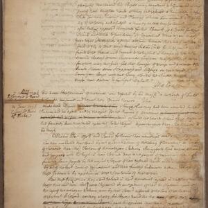 a page of handwritten text