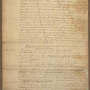a page of handwritten text