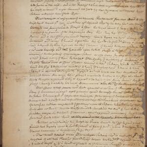 a page of handwritten text