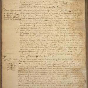 a page of handwritten text