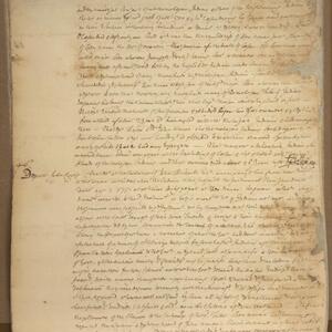 a page of handwritten text