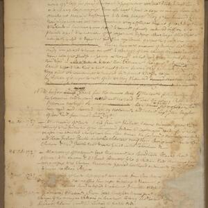 a page of handwritten text