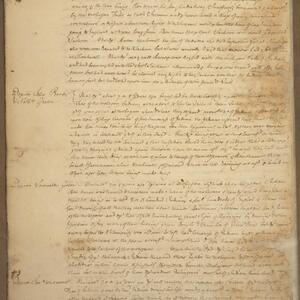 a page of handwritten text