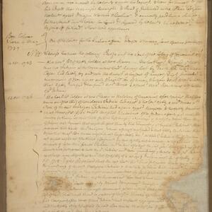 a page of handwritten text