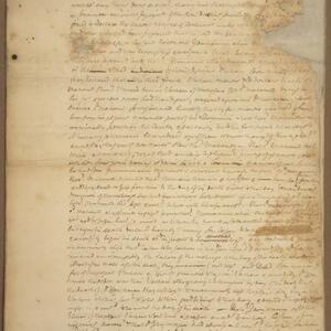 a page of handwritten text