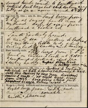 a page of handwritten text