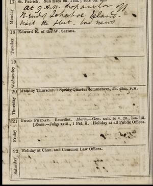 a page of handwritten text