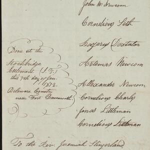 a page of handwritten text