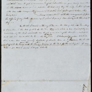 a page of handwritten text