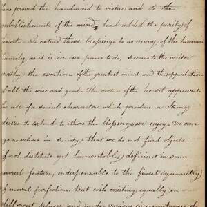 a page of handwritten text