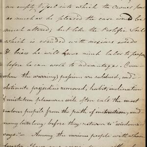 a page of handwritten text