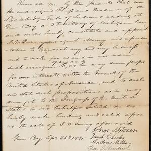 a page of handwritten text