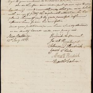 a page of handwritten text