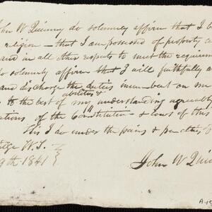 a page of handwritten text